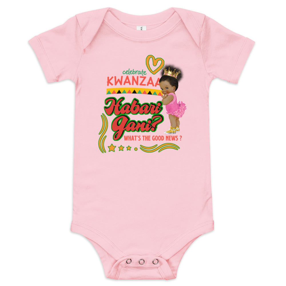 Kwanzaa Infant Girl One-piece