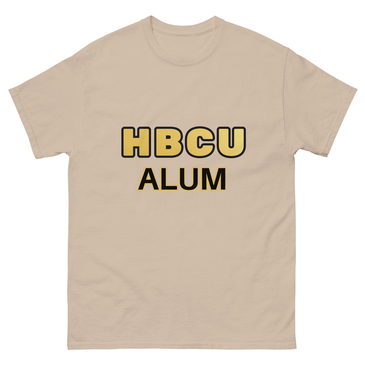 HBCU ALUM brown/gold Unisex classic tee
