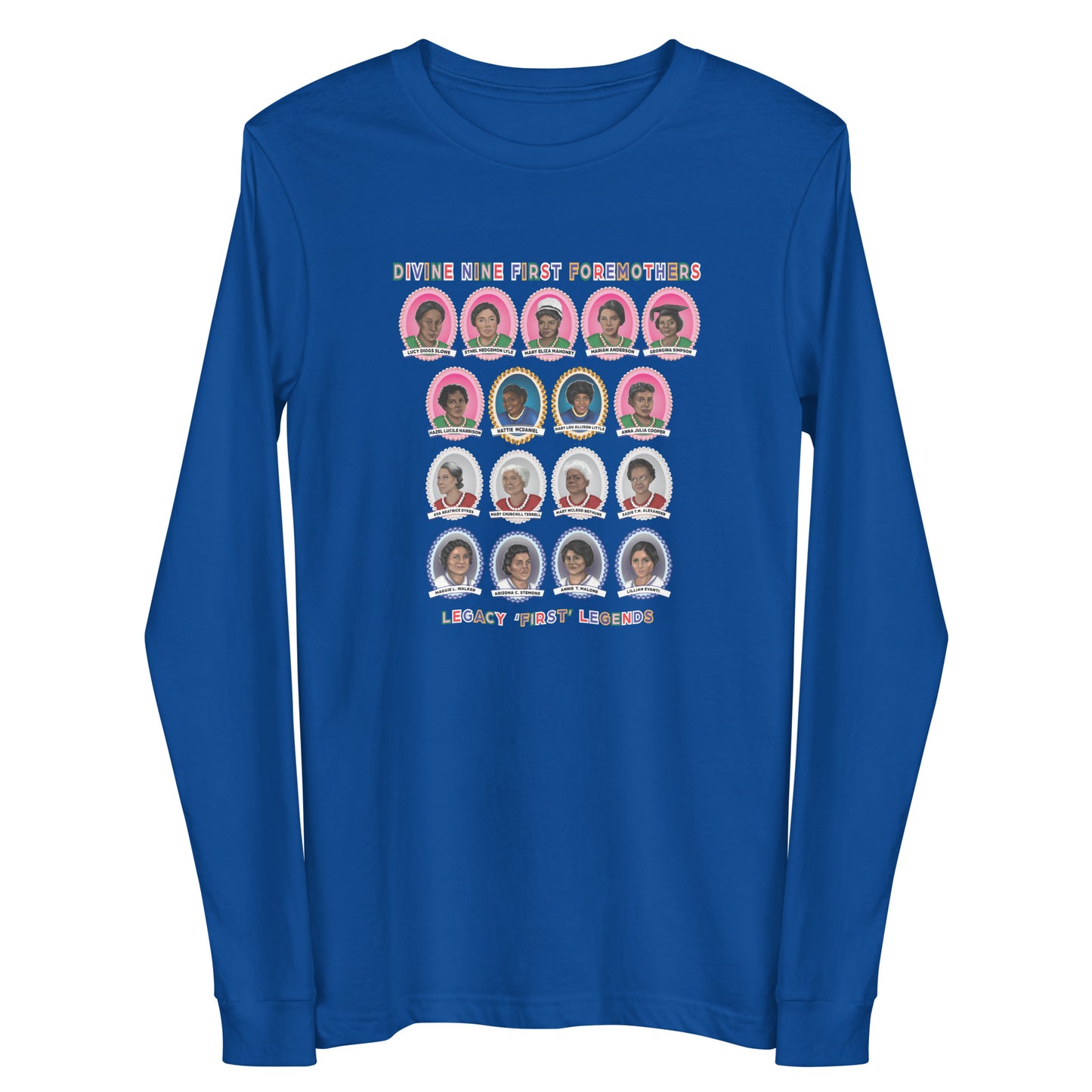 Greek Sorority First Foremothers Unisex Long Sleeve T-Shirt
