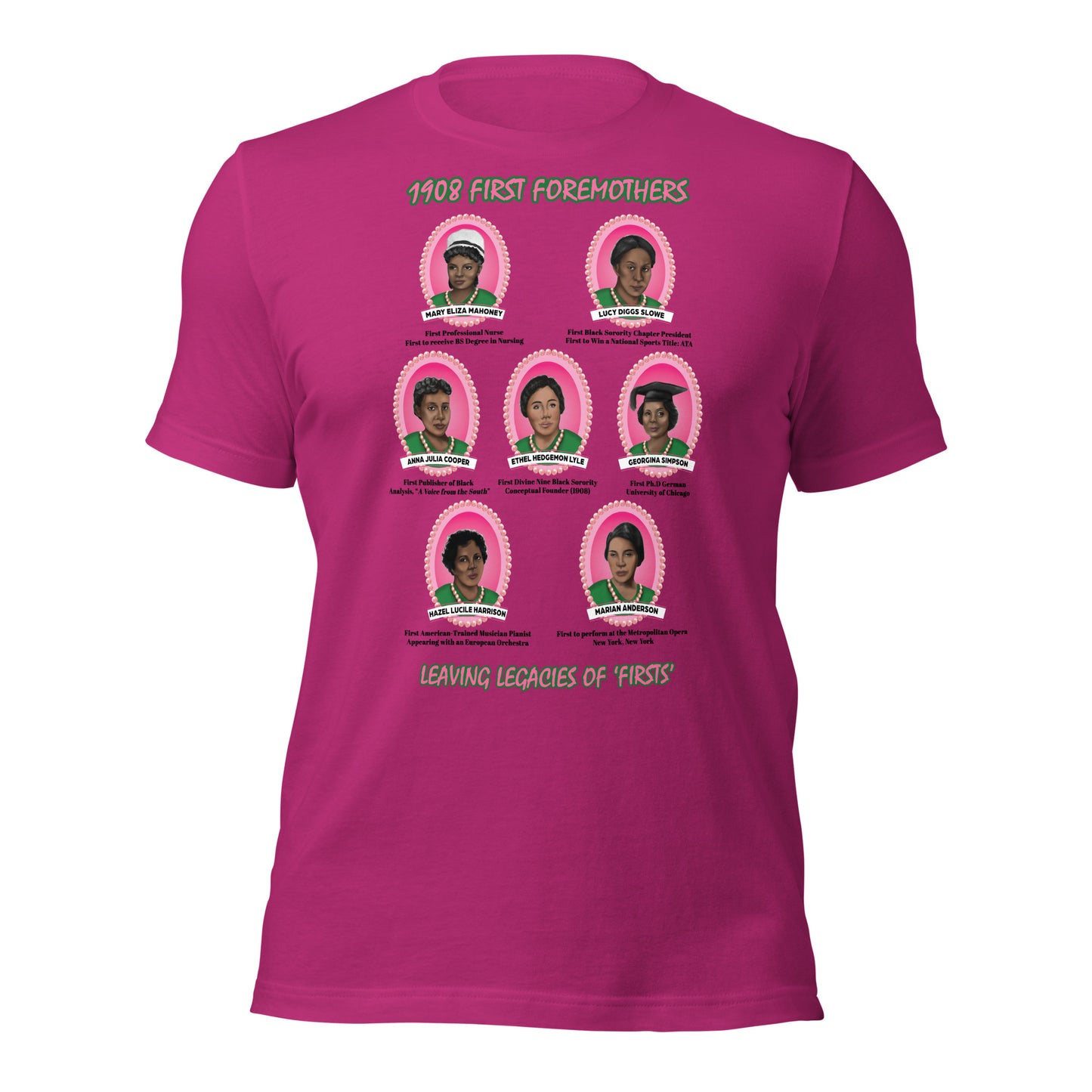 Greek 1908 Sorority First Foremothers Unisex T-Shirt
