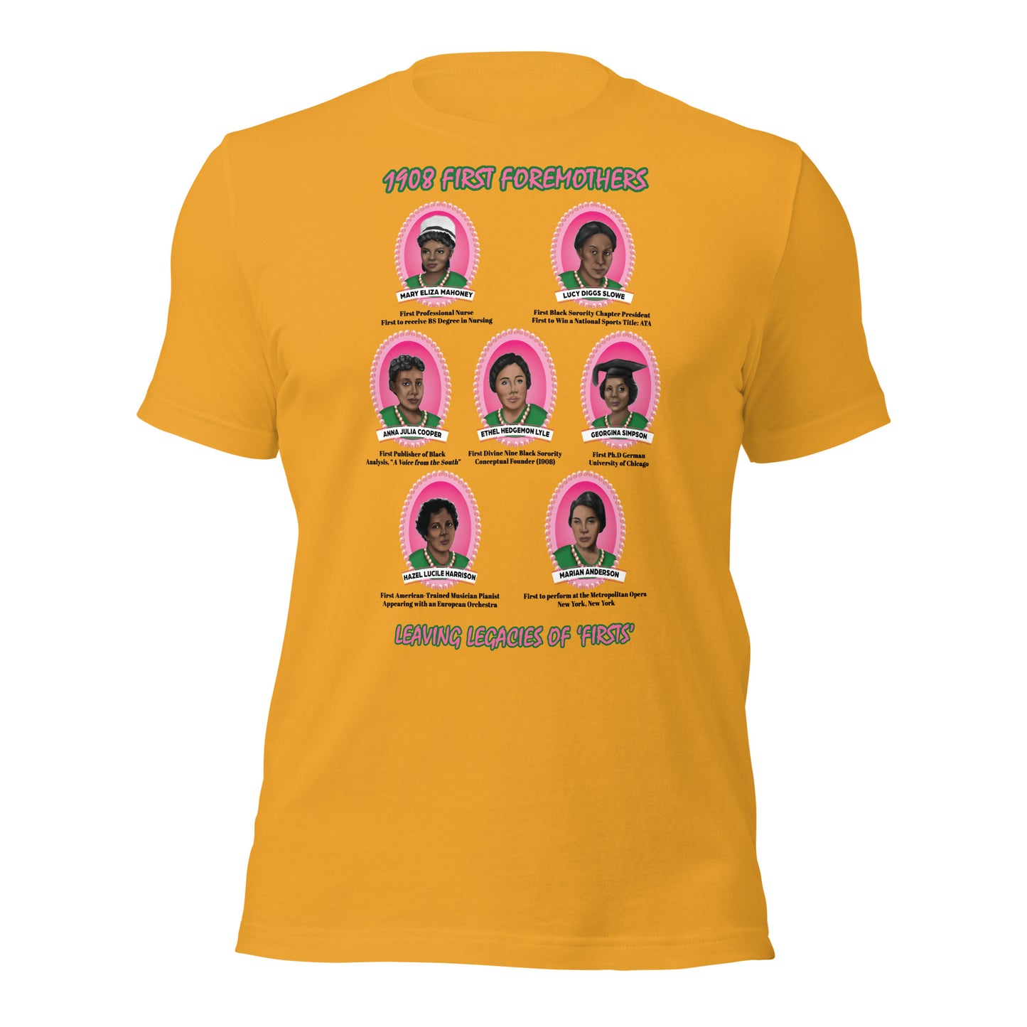 Greek 1908 Sorority First Foremothers Unisex T-Shirt