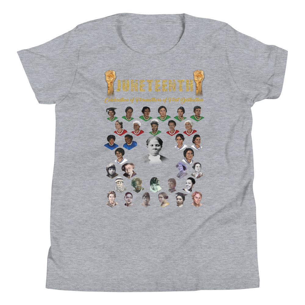 YouthJuneteenth Harriet Tubman Foremothers Short Sleeve T-Shirt