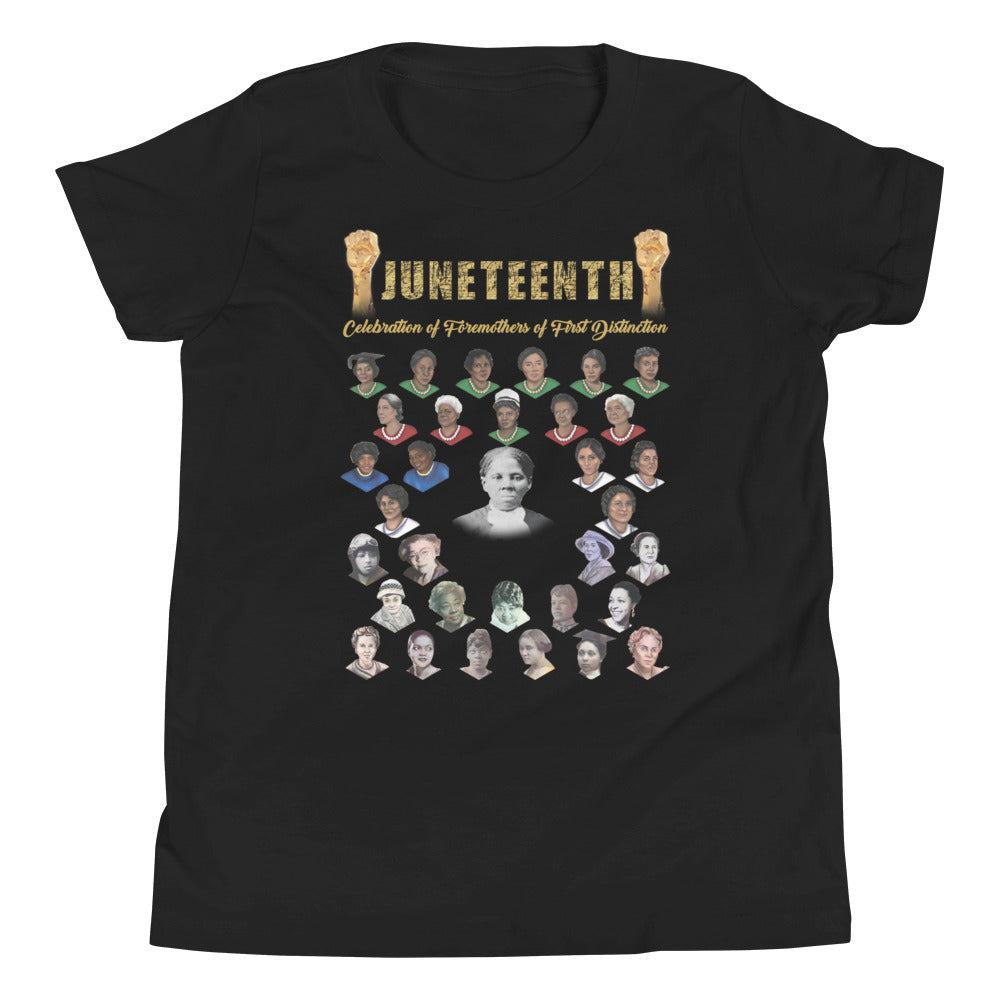 YouthJuneteenth Harriet Tubman Foremothers Short Sleeve T-Shirt