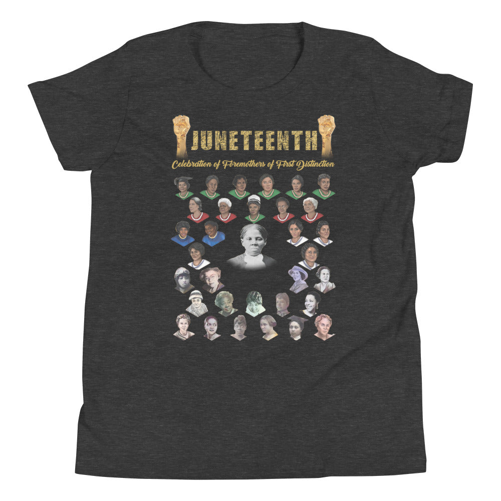 YouthJuneteenth Harriet Tubman Foremothers Short Sleeve T-Shirt