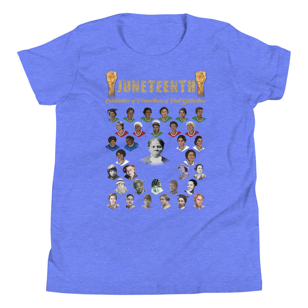 YouthJuneteenth Harriet Tubman Foremothers Short Sleeve T-Shirt