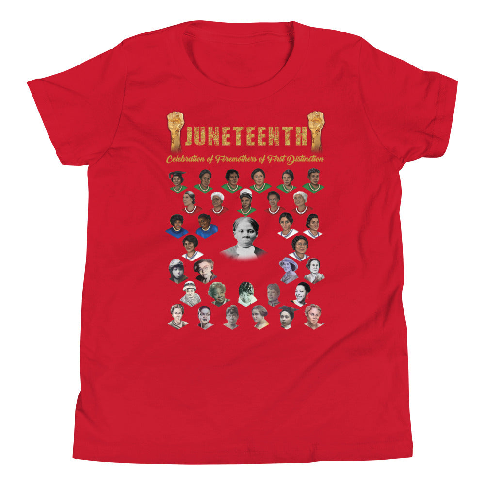 YouthJuneteenth Harriet Tubman Foremothers Short Sleeve T-Shirt