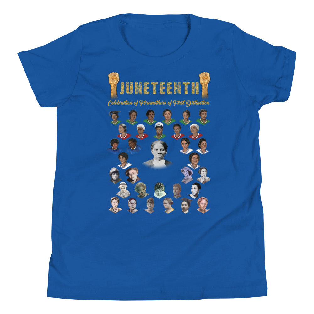 YouthJuneteenth Harriet Tubman Foremothers Short Sleeve T-Shirt