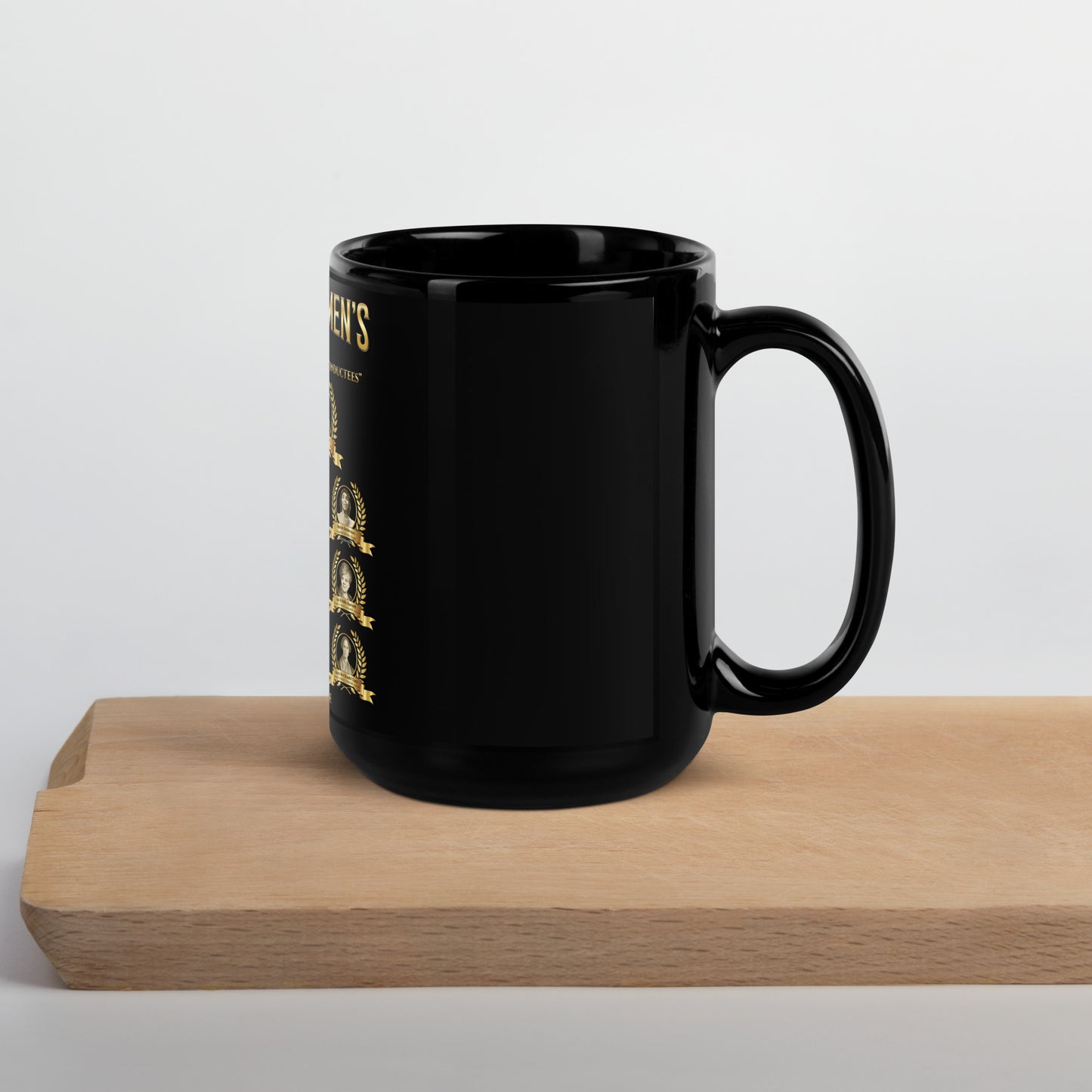African American Foremothers National Women Hall of Fame Black Glossy Mug