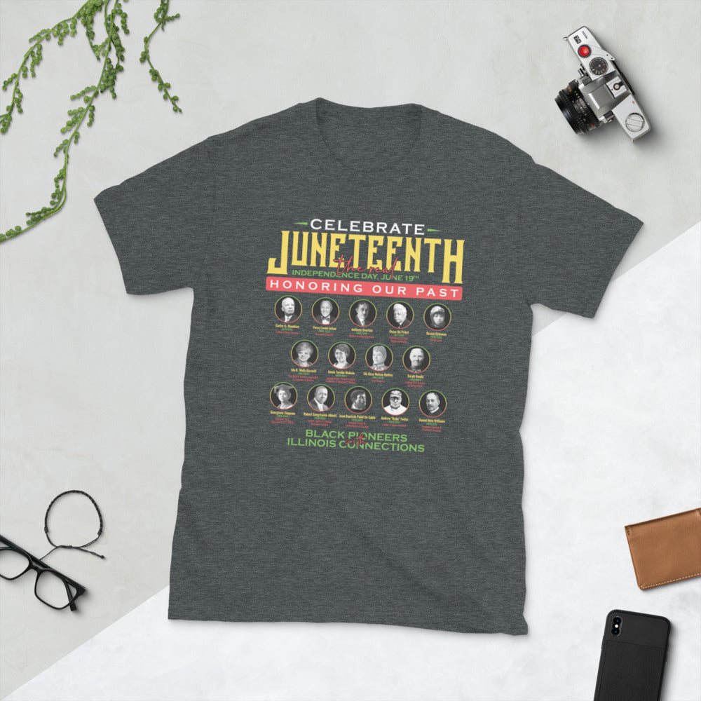 Juneteenth Illinois Pioneer Unisex Soft Style T-Shirt