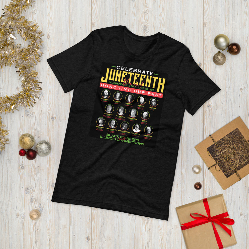 Black Pioneers with Illinois Connections Unisex Short Sleeve T-Shirt