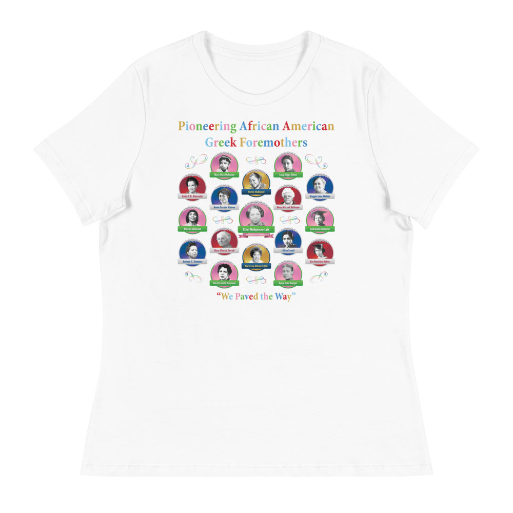 Greek Foremothers First Distinction Women's Relaxed T-Shirt