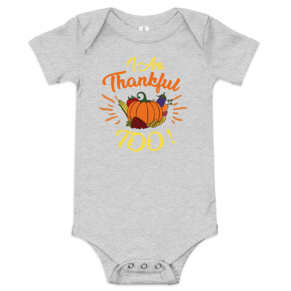 Thanksgiving Baby short sleeve one piece