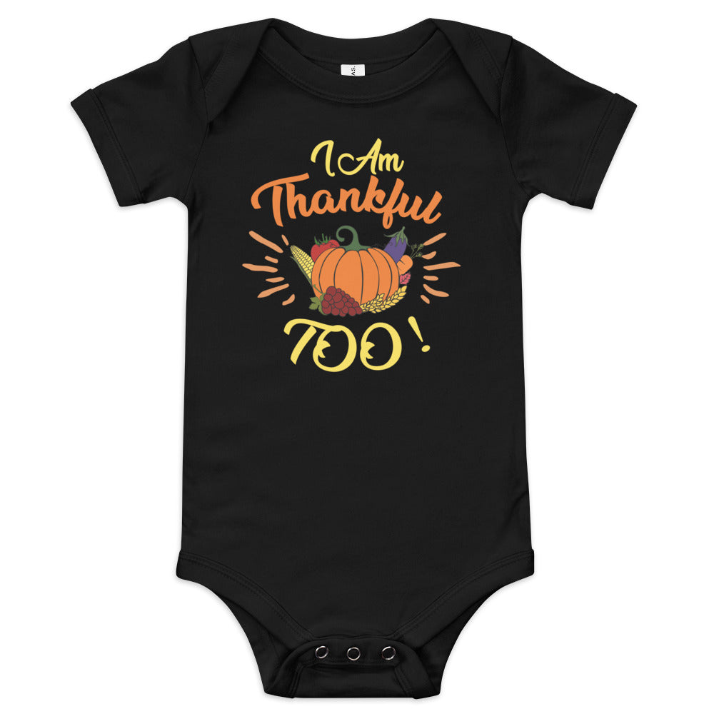 Thanksgiving Baby short sleeve one piece