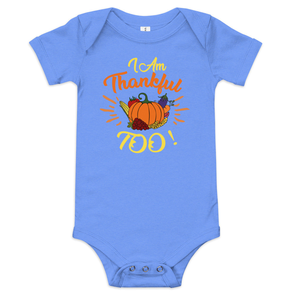 Thanksgiving Baby short sleeve one piece