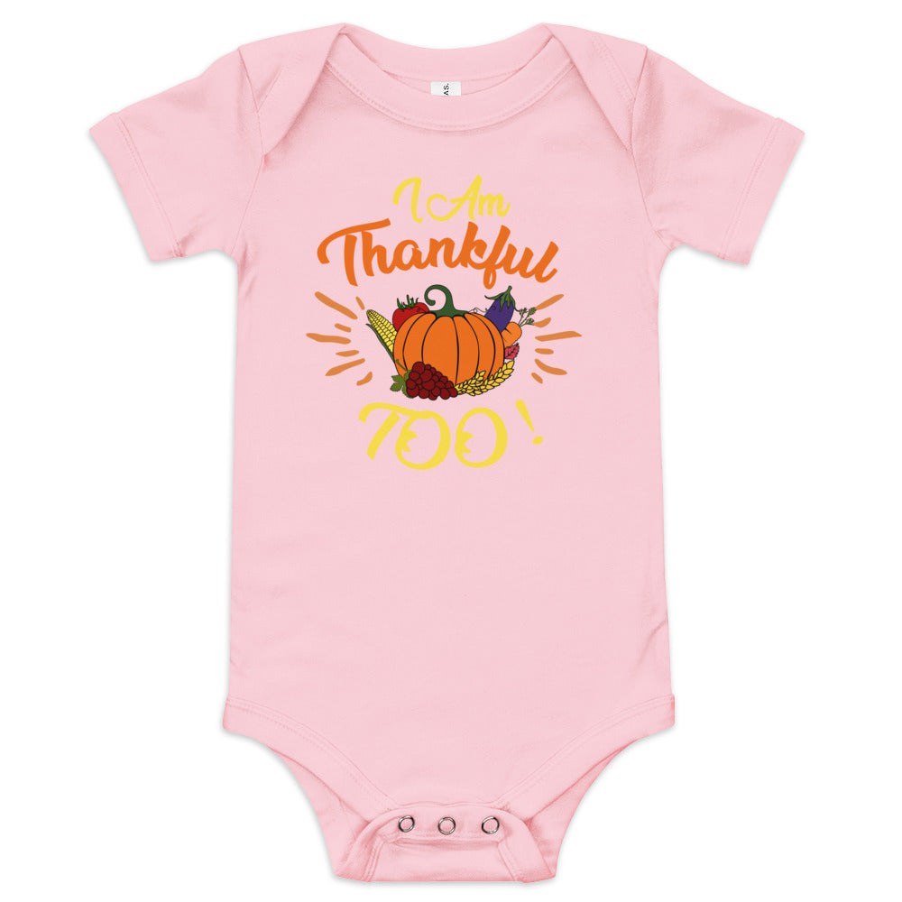 Thanksgiving Baby short sleeve one piece