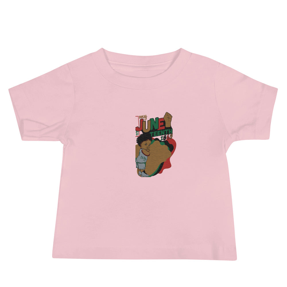 Infant Juneteenth Boy Jersey Short Sleeve T-Shirt