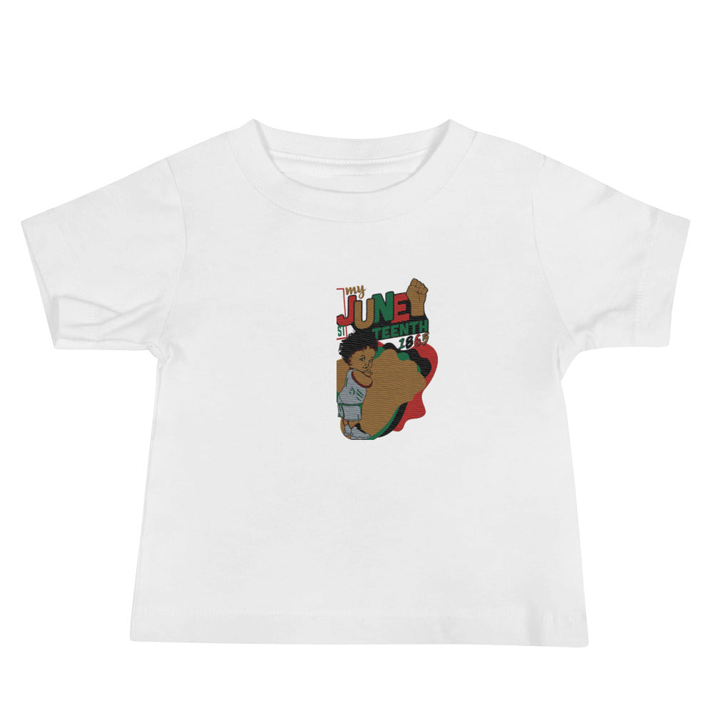 Infant Juneteenth Boy Jersey Short Sleeve T-Shirt