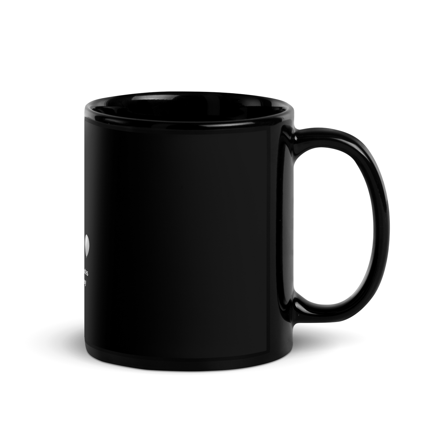 Black Glossy Mug