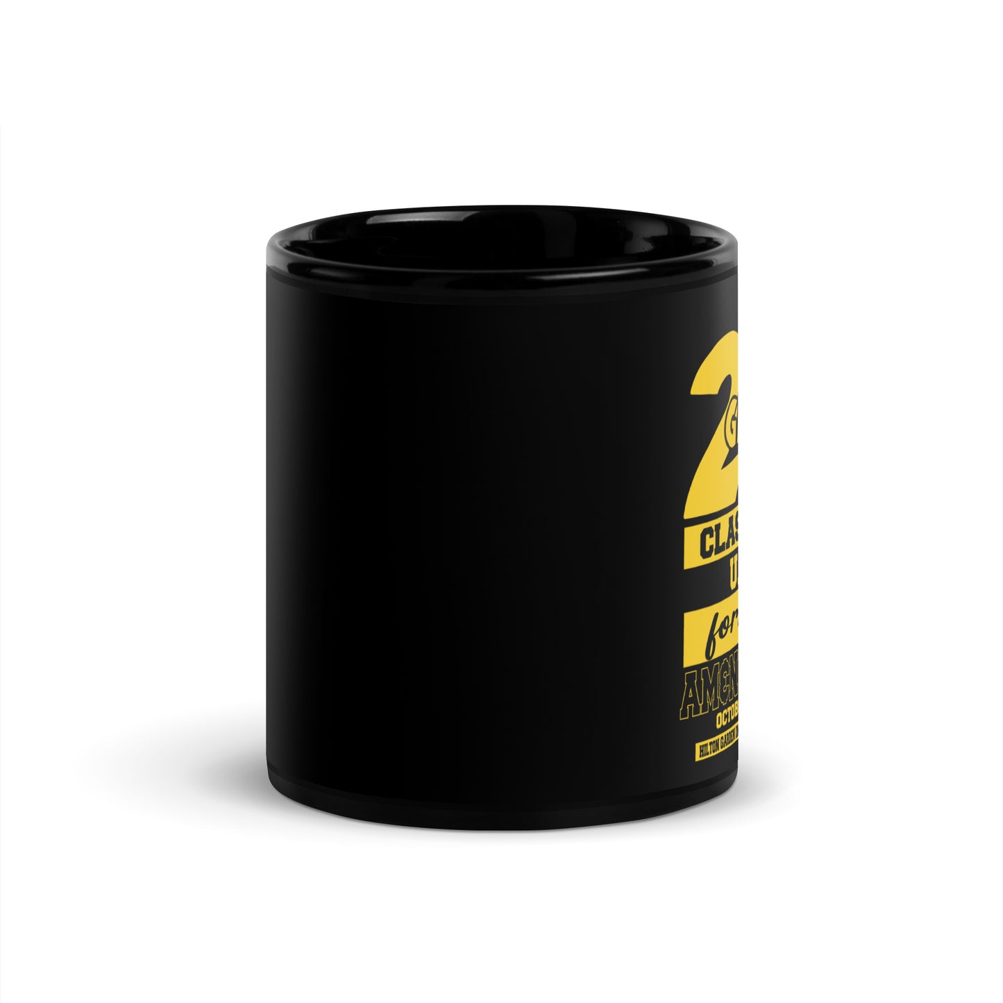 Class of 70 Black Glossy Mug