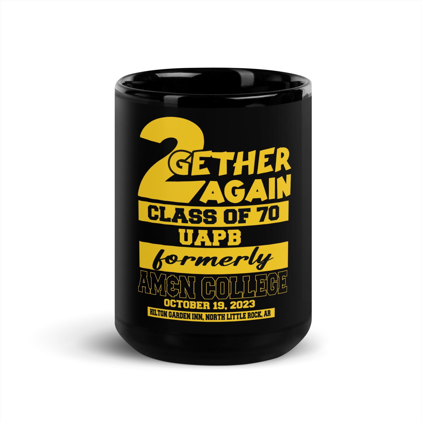 Class of 70 Black Glossy Mug