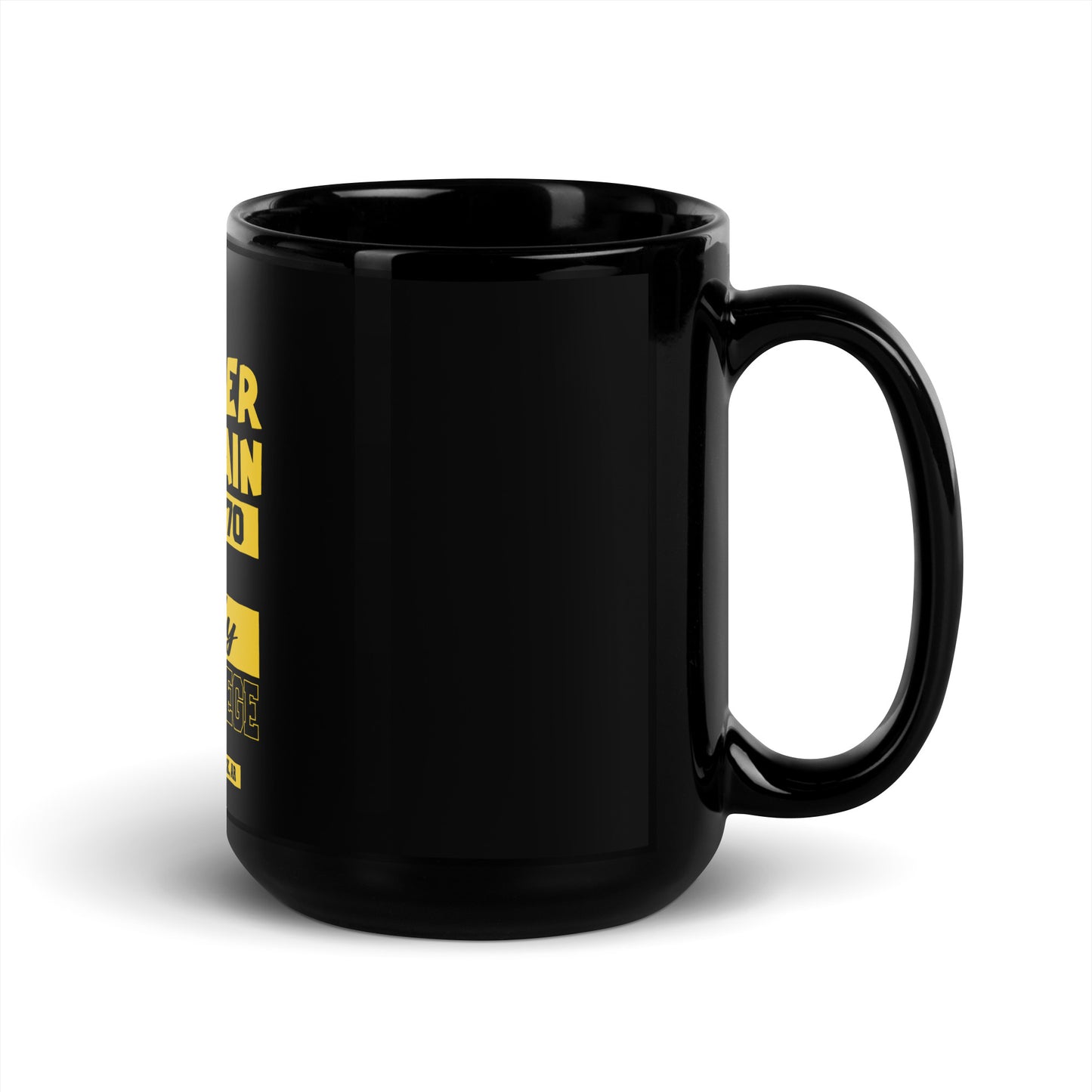 Class of 70 Black Glossy Mug