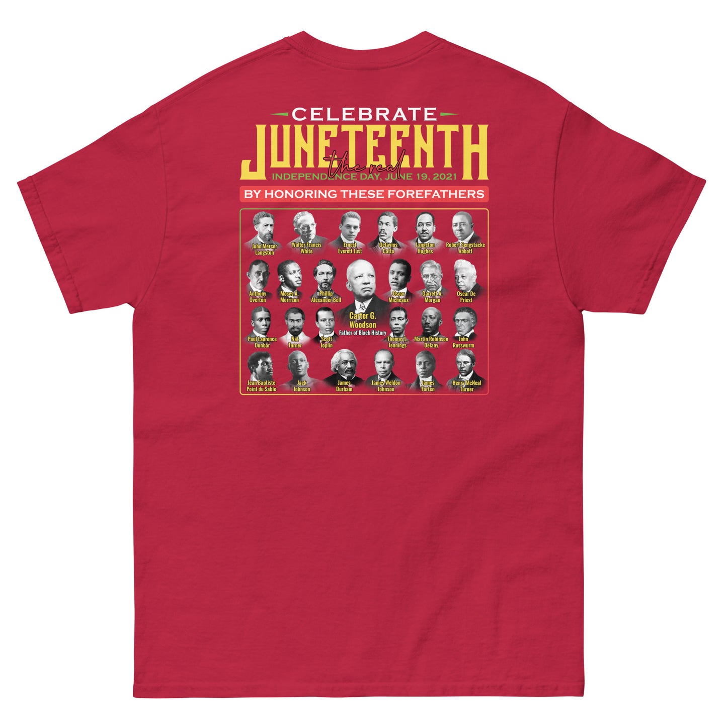 Juneteenth Forefathers 2-Sided Men's Classic T-Shirt