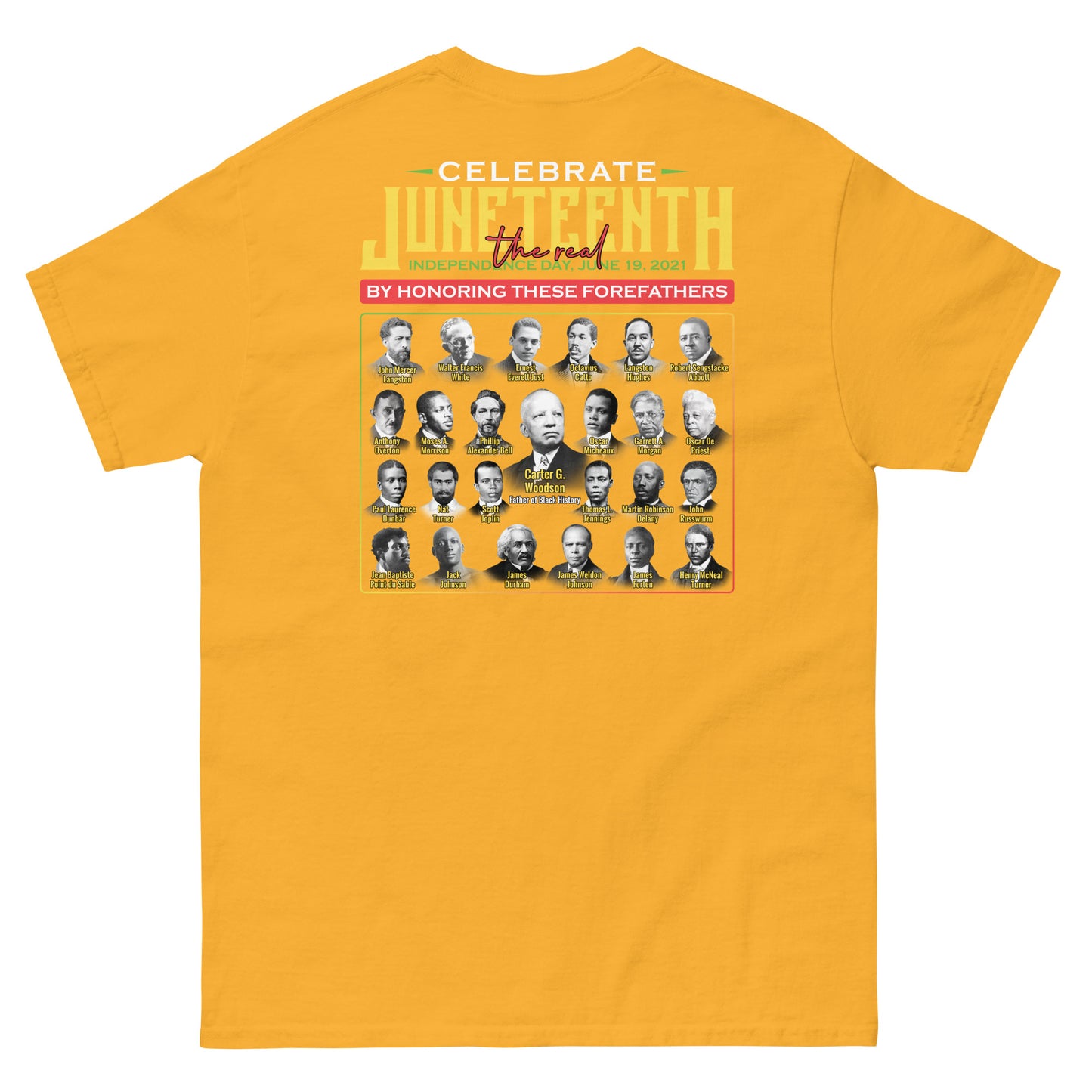 Juneteenth Forefathers 2-Sided Men's Classic T-Shirt