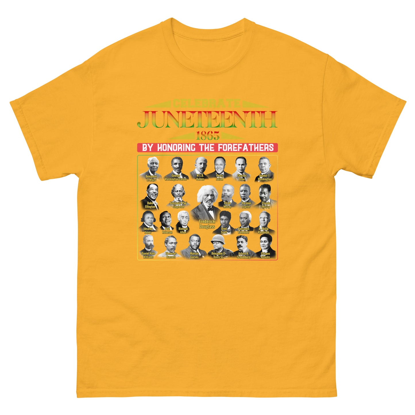 Juneteenth Forefathers 2-Sided Men's Classic T-Shirt