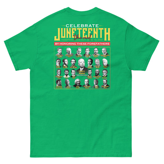 Juneteenth Forefathers 2-Sided Men's Classic T-Shirt