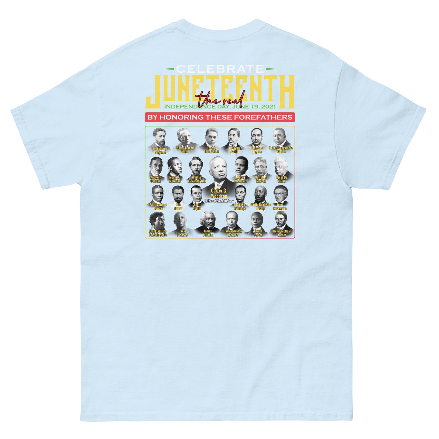 Juneteenth Forefathers 2-Sided Men's Classic T-Shirt