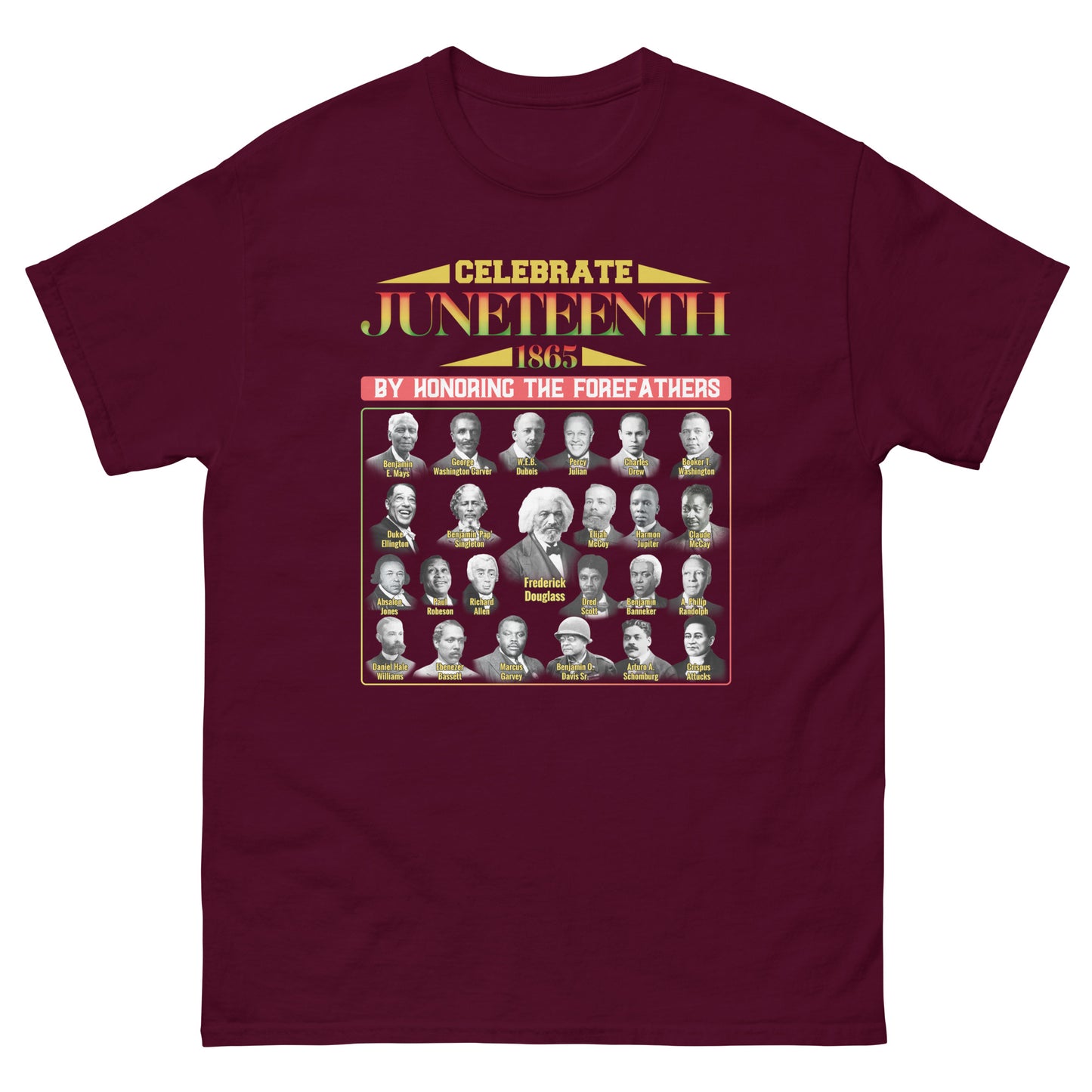 Juneteenth Forefathers 2-Sided Men's Classic T-Shirt