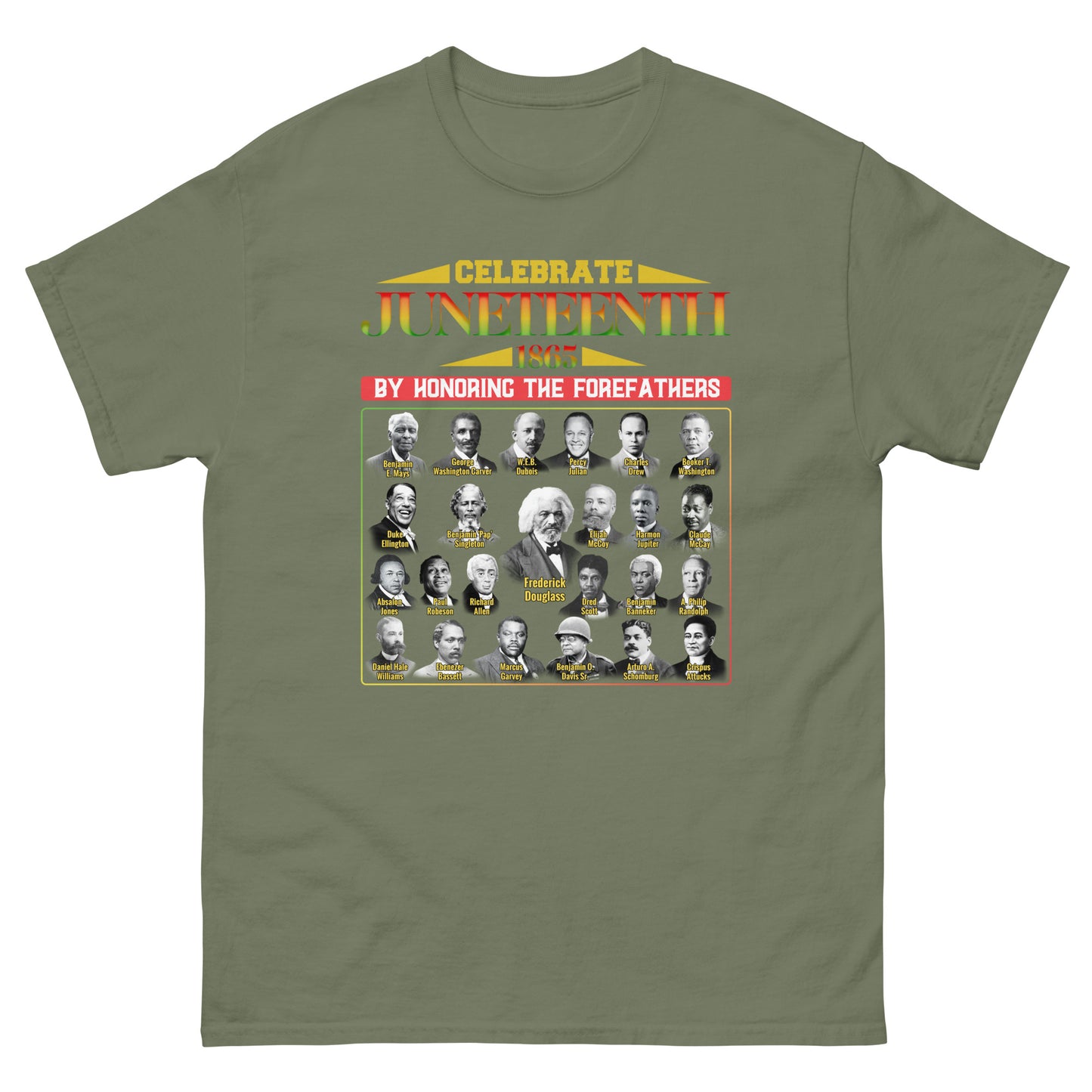 Juneteenth Forefathers 2-Sided Men's Classic T-Shirt