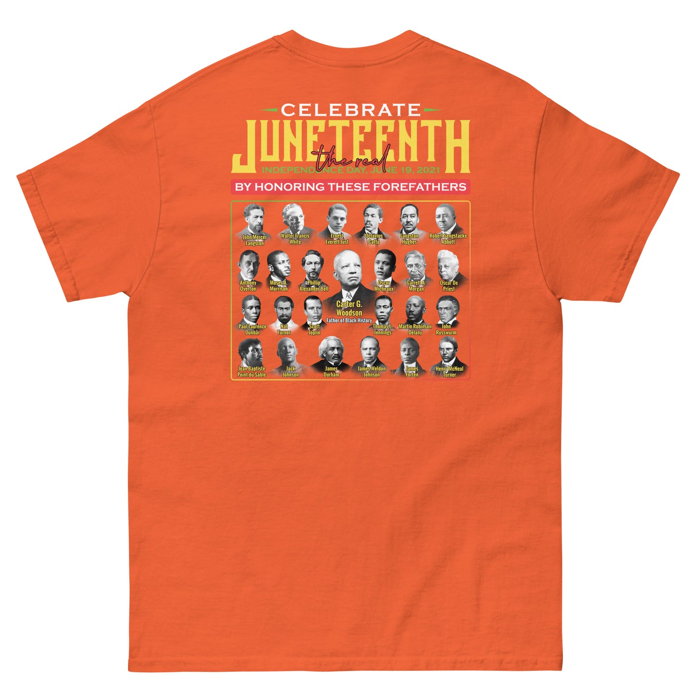 Juneteenth Forefathers 2-Sided Men's Classic T-Shirt