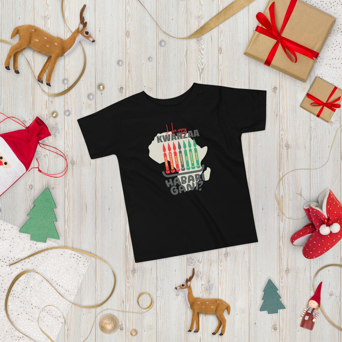 Kwanzaa Toddler Short Sleeve Tee