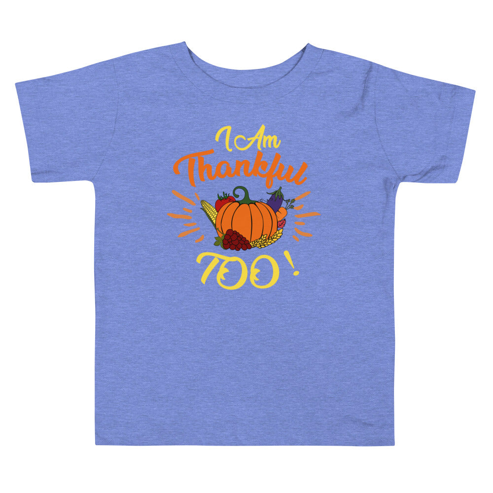 Thanksgiving Toddler Short Sleeve Tee