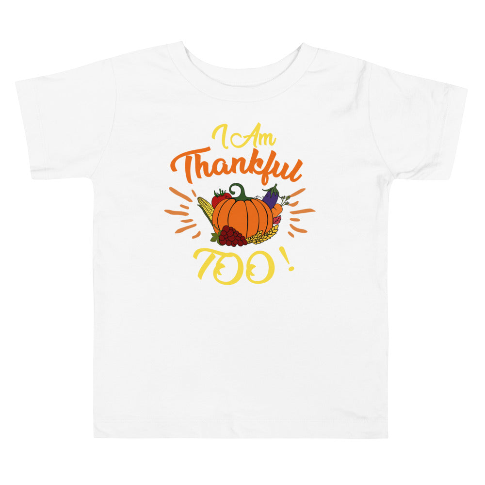 Thanksgiving Toddler Short Sleeve Tee