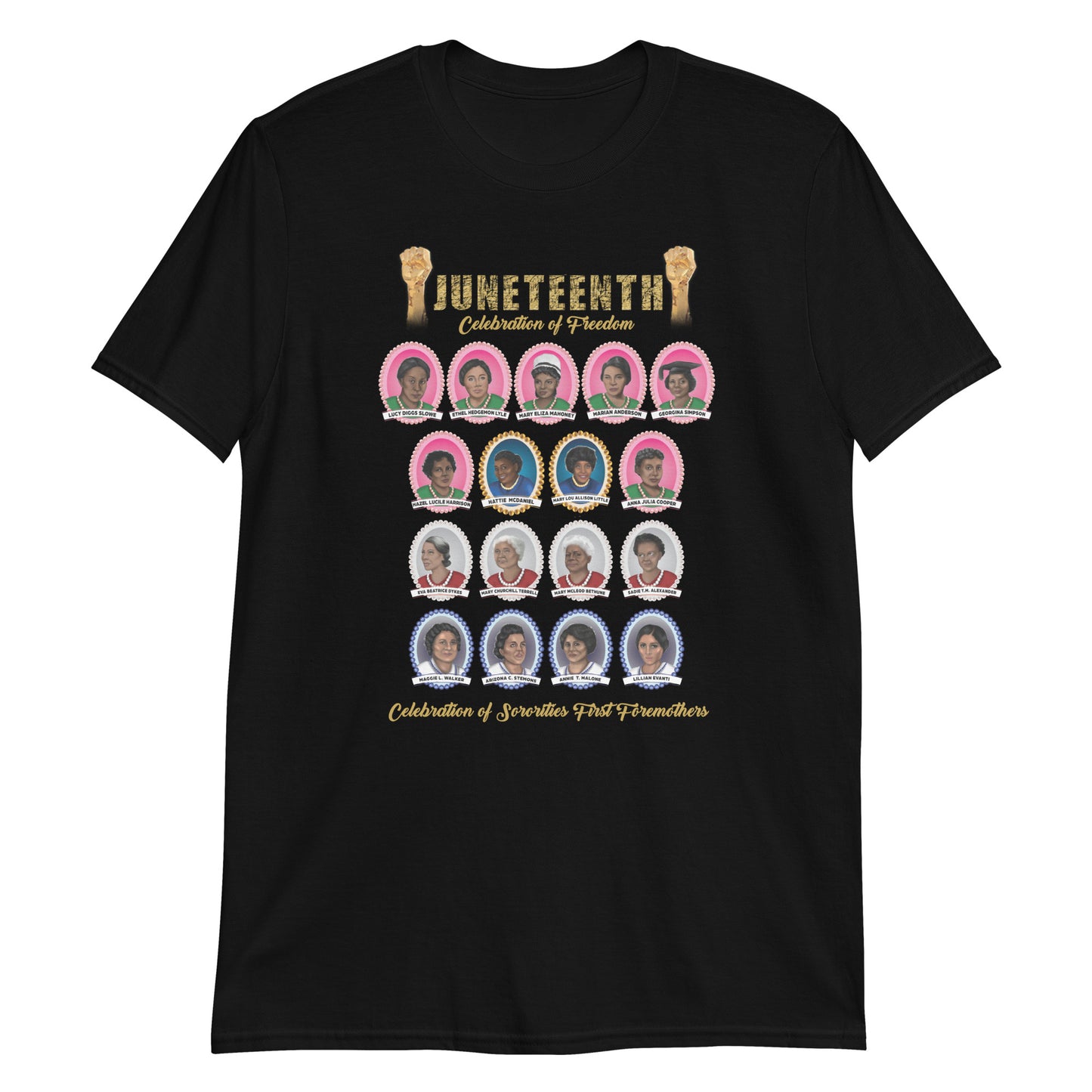 Juneteenth Greek Foremothers Short-Sleeve Unisex T-Shirt