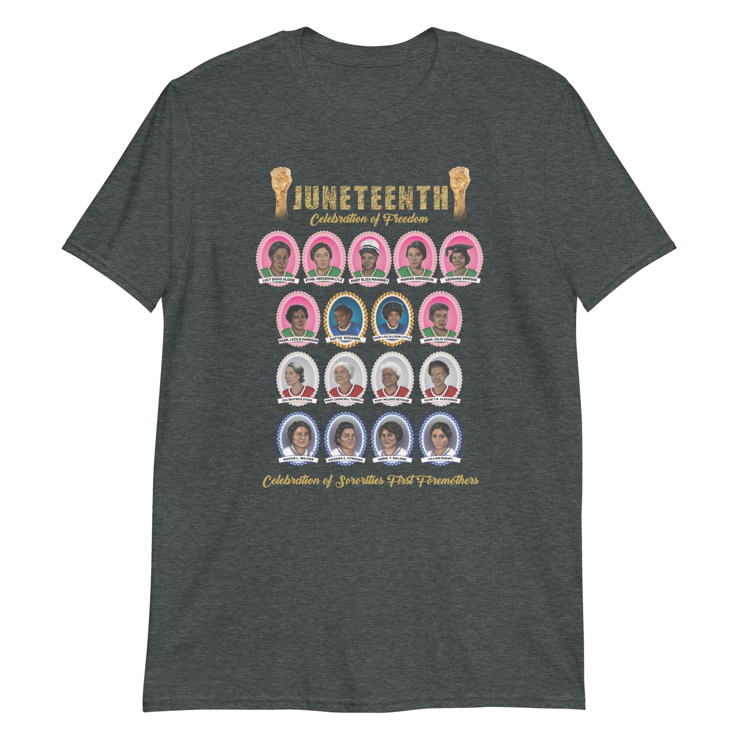 Juneteenth Greek Foremothers Short-Sleeve Unisex T-Shirt