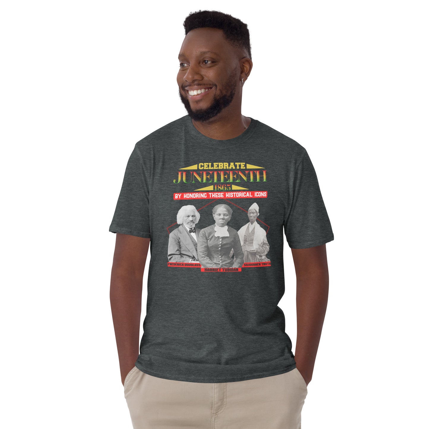 Juneteenth Historical Icons Short-Sleeve Unisex T-Shirt