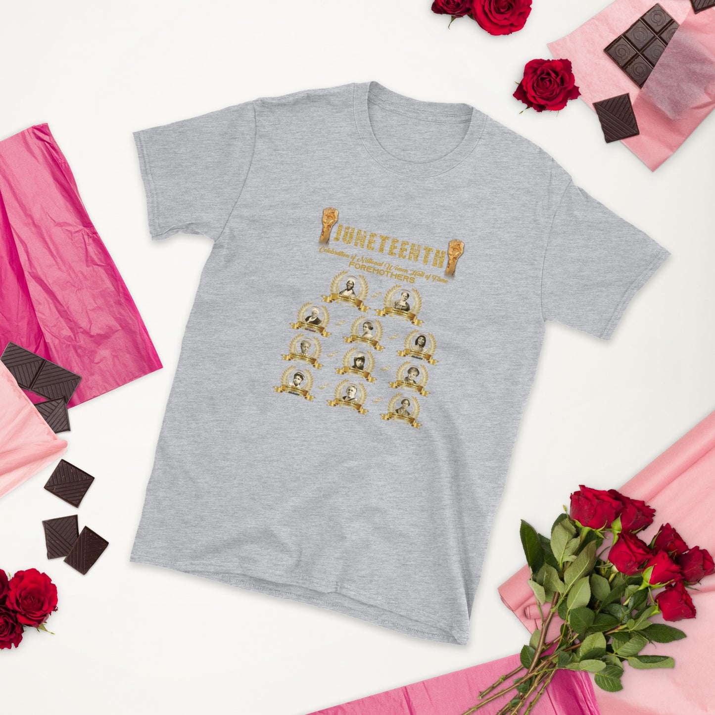 Juneteenth Hall of Fame Foremothers  UNisex Short-Sleeve T-Shirt