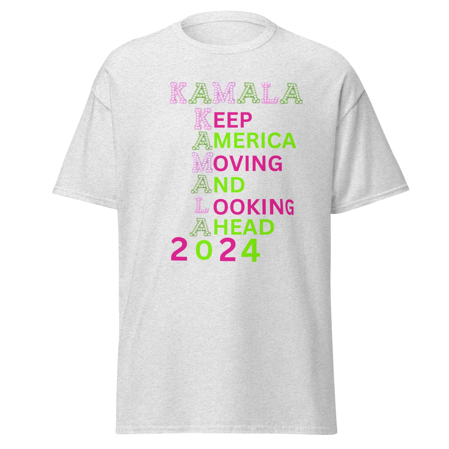 DNC 2024 Kamala Pink & Green Unisex classic tee