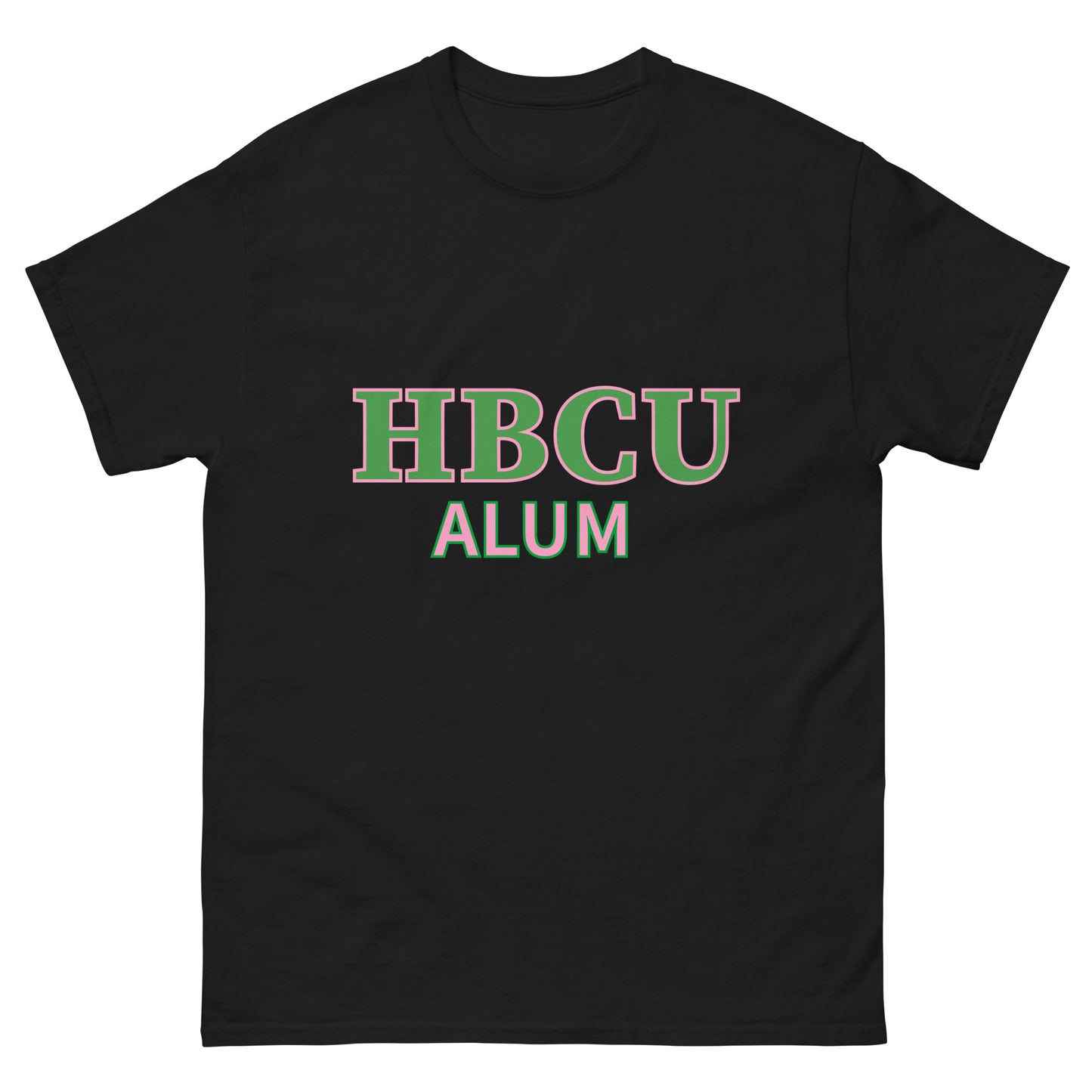 HBCU ALUM Unisex classic green tee