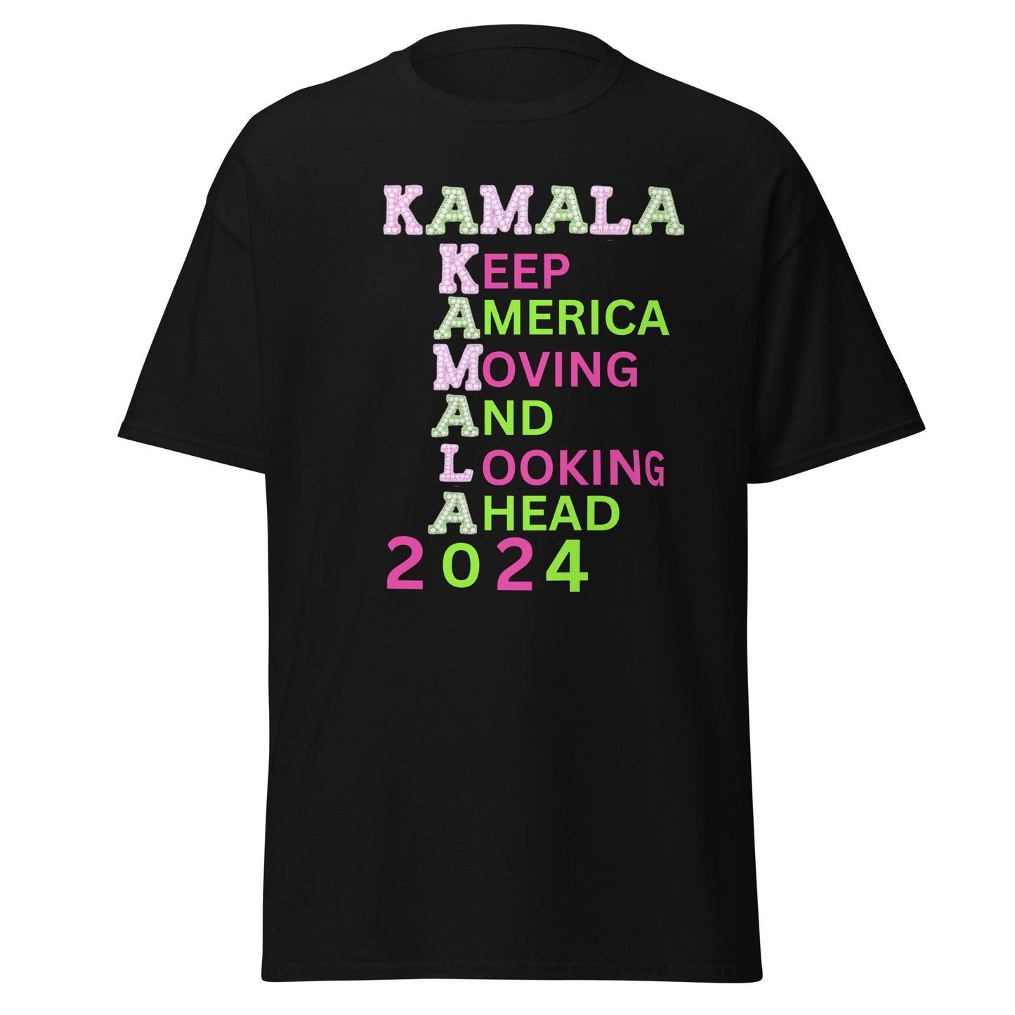 DNC 2024 Kamala Pink & Green Unisex classic tee