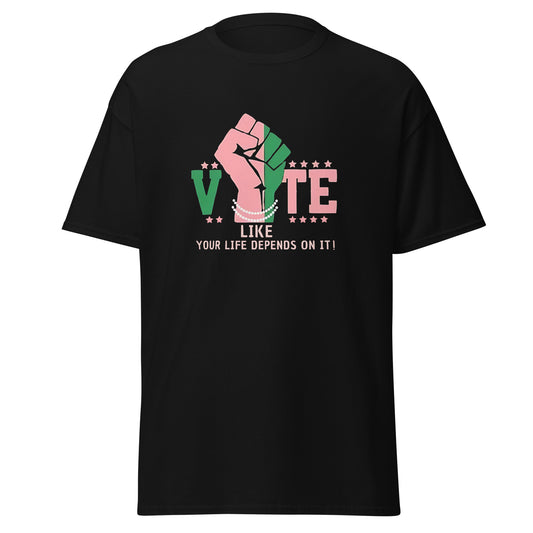 DNC 2024 Vote Pink and Green Unisex classic tee