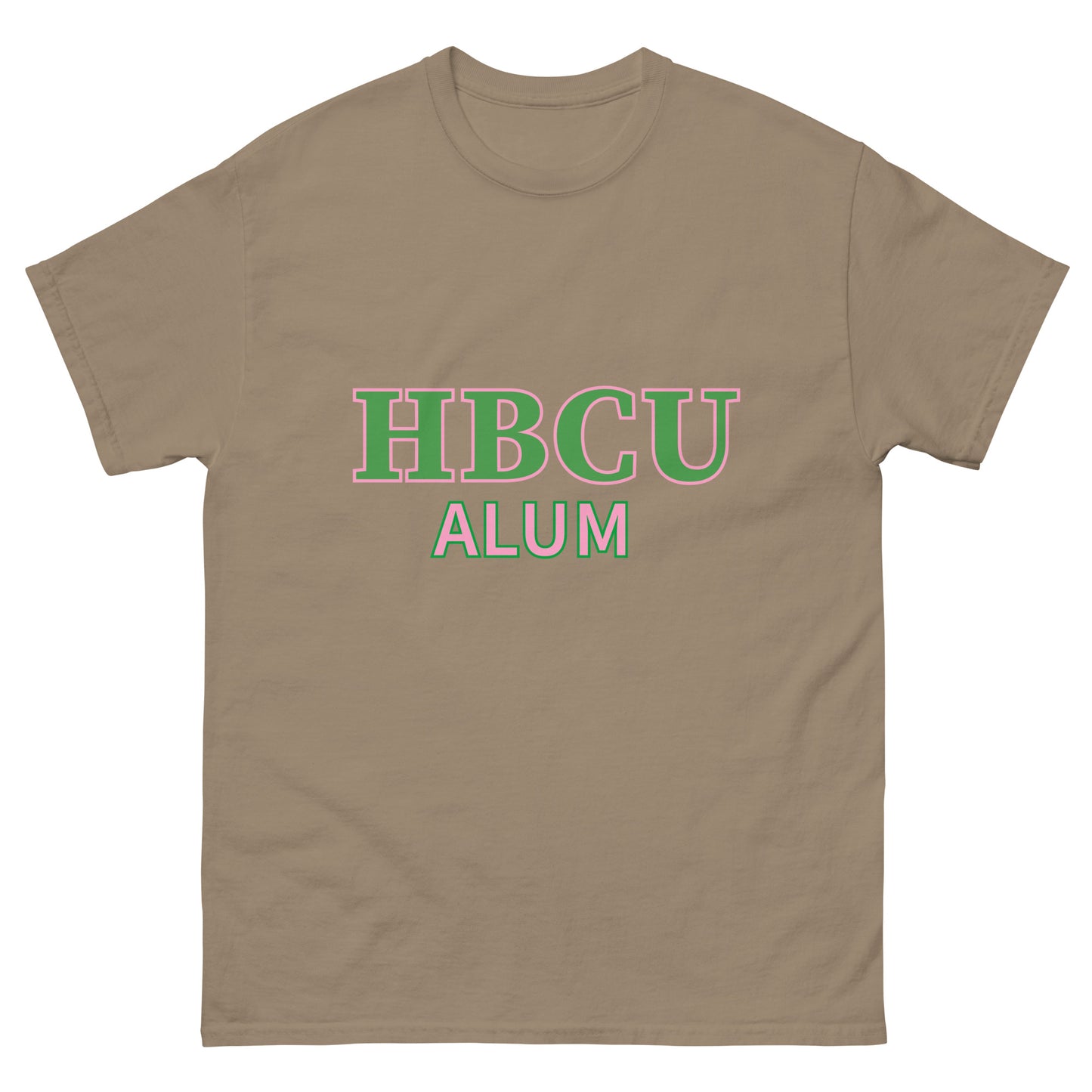 HBCU ALUM Unisex classic green tee