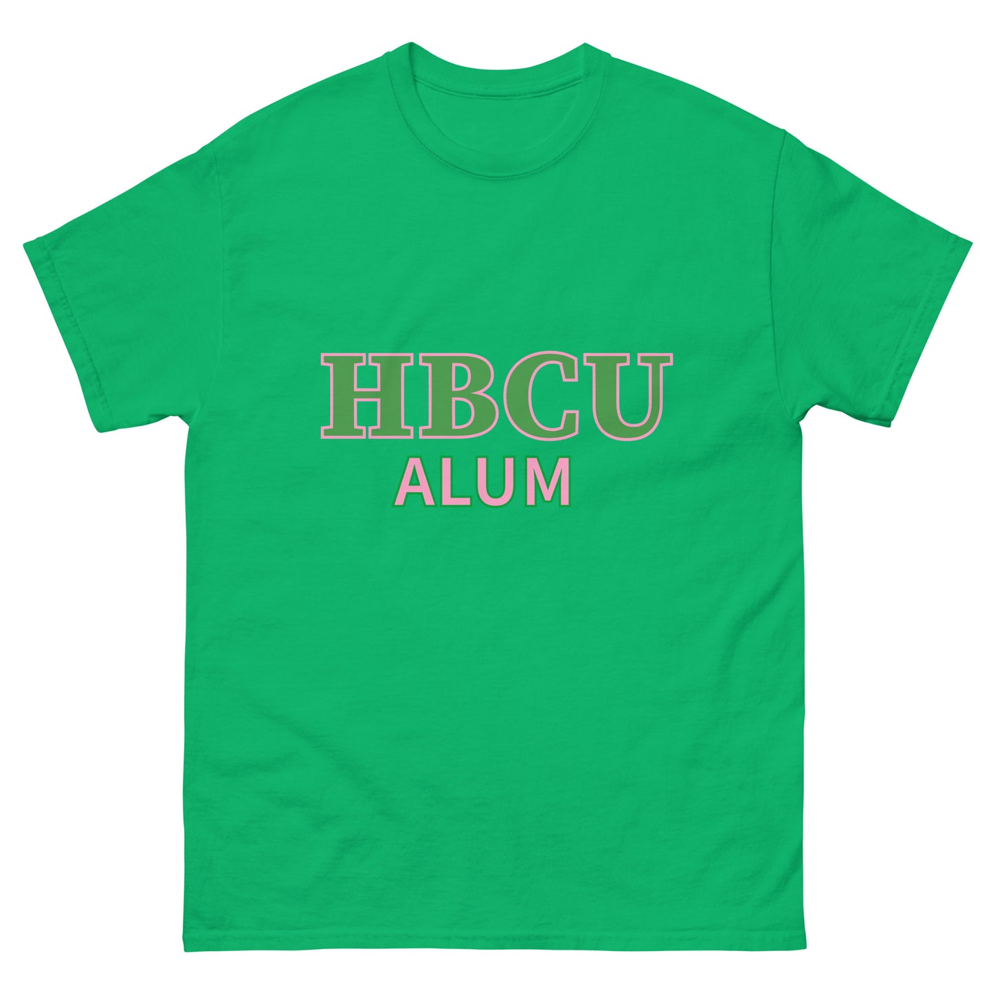 HBCU ALUM Unisex classic green tee