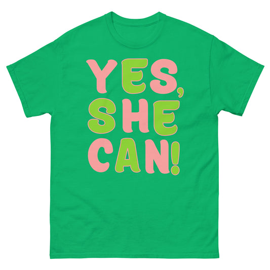 DNC 2024 Yes She Can Unisex classic tee