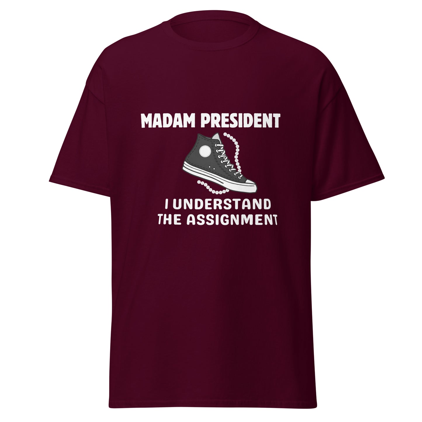 DNC 2024 Madam President Black and White Unisex classic tee