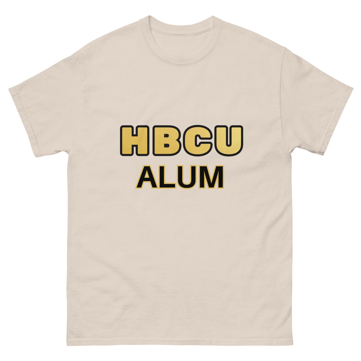 HBCU ALUM brown/gold Unisex classic tee