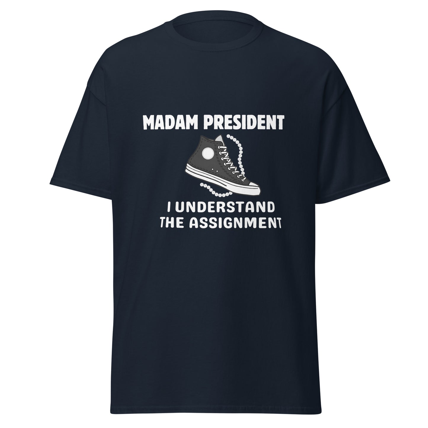 DNC 2024 Madam President Black and White Unisex classic tee